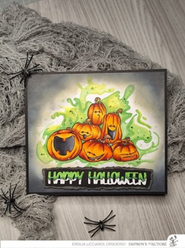 Impronte d'Autore Playful Pumpinks Clear Stamp (2735-CLEM-E)