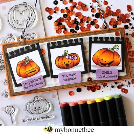 Impronte d'Autore Playful Pumpinks Clear Stamp (2735-CLEM-E)