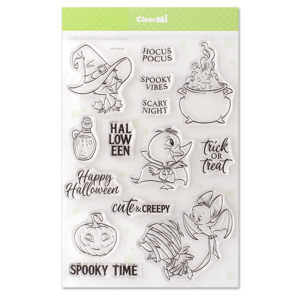 Impronte d'Autore Cute and Creepy Clear Stamp (2759-CLEM-E)