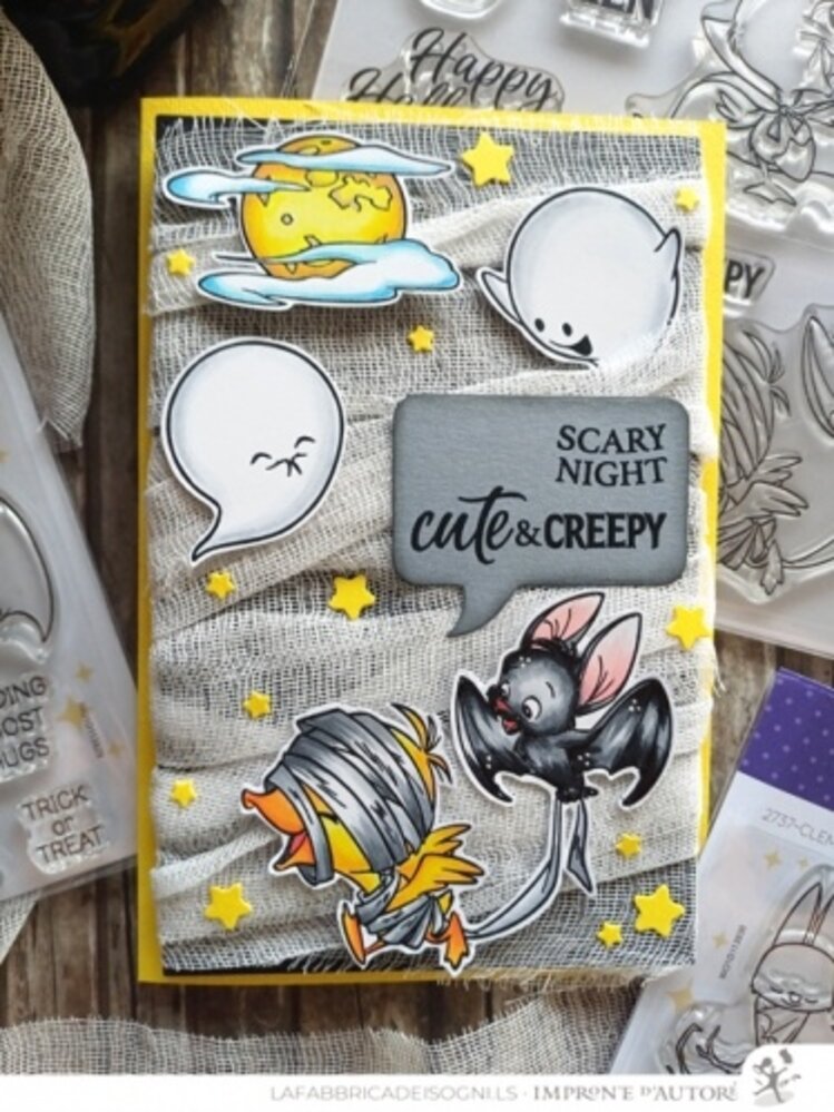 Impronte d'Autore Cute and Creepy Clear Stamp (2759-CLEM-E)