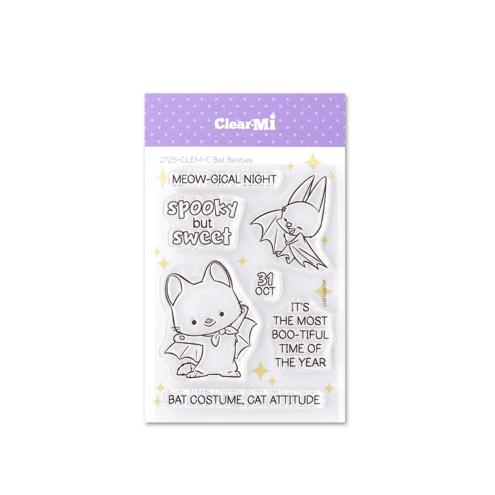 Impronte d'Autore Bat Besties Clear Stamp (2725-CLEM-C)