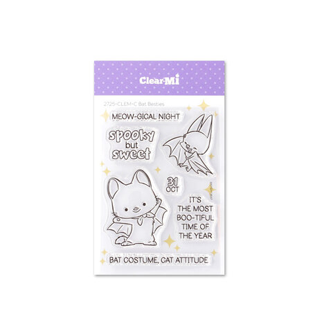 Impronte d'Autore Bat Besties Clear Stamp (2725-CLEM-C)