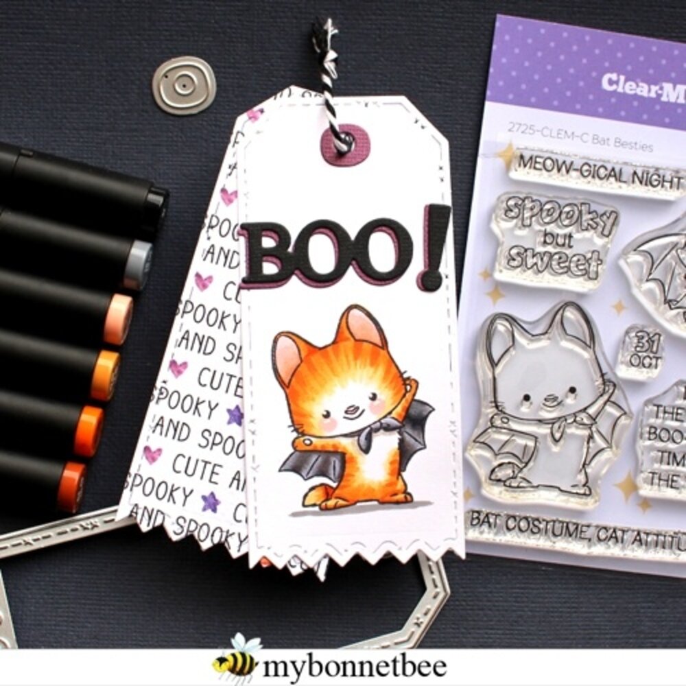 Impronte d'Autore Bat Besties Clear Stamp (2725-CLEM-C)