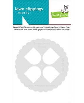 Lawn Fawn Reveal Wheel Templates Gingerbread House Drop-Down (LF4263) Lawn Fawn Reveal Wheel Templates Gingerbread House Drop-Down (LF4263)