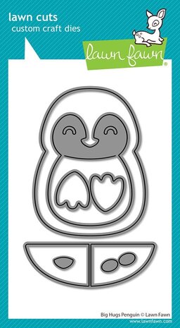 Lawn Fawn Big Hugs Penguin Dies (LF4268) Lawn Fawn Big Hugs Penguin Dies (LF4268)