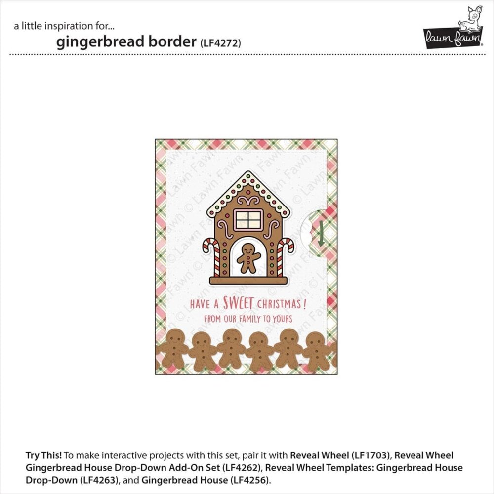 Lawn Fawn Gingerbread Border Dies (LF4272)