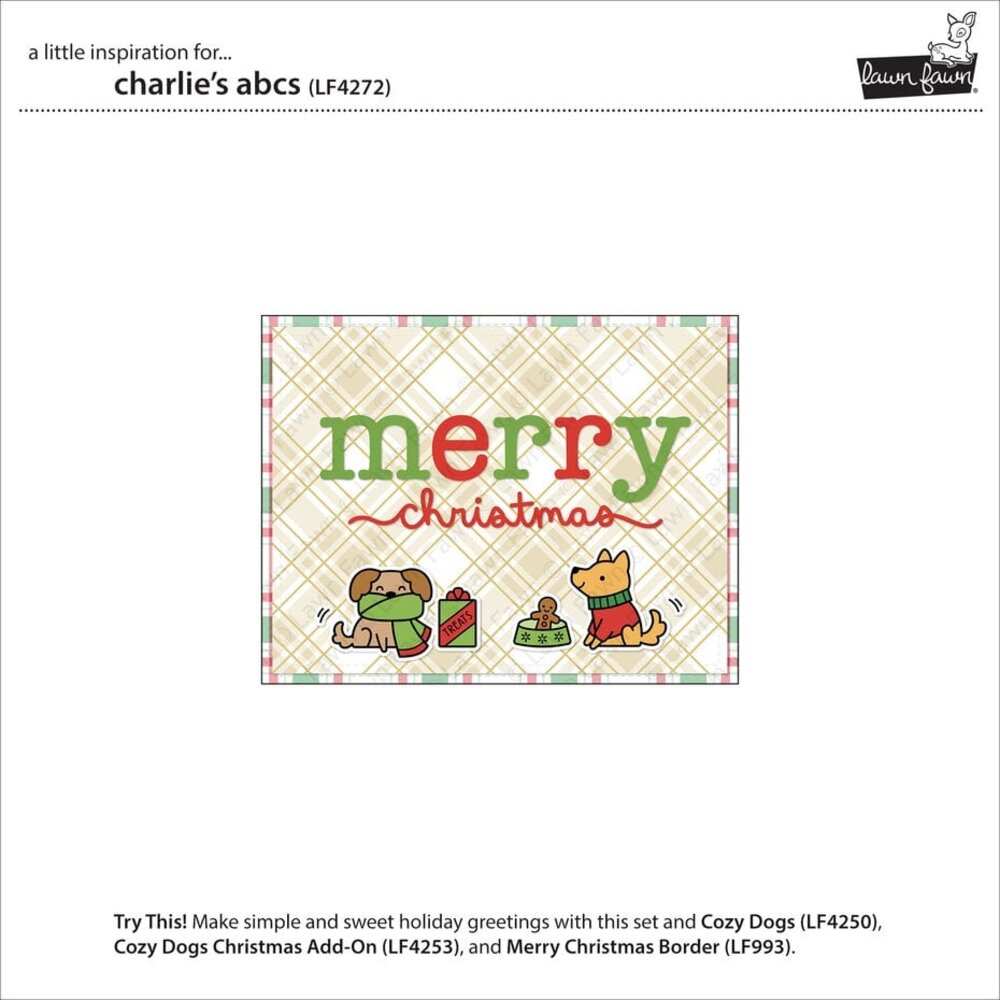 Lawn Fawn Charlie's Abcs Dies (LF4273)