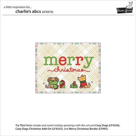 Lawn Fawn Charlie's Abcs Dies (LF4273)