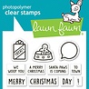 Lawn Fawn Cozy Dogs Christmas Add-On Clear Stamps (LF4253)