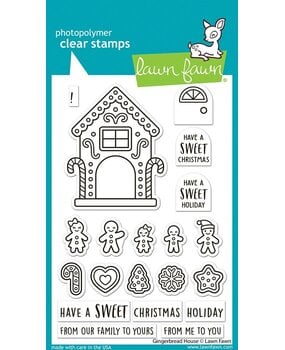 Lawn Fawn Gingerbread House Clear Stamps (LF4256) Lawn Fawn Gingerbread House Clear Stamps (LF4256)