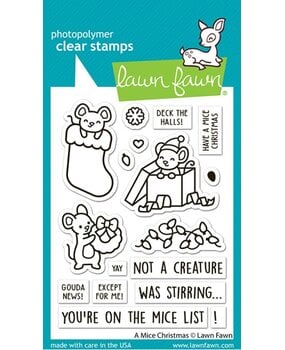 Lawn Fawn A Mice Christmas Clear Stamps (LF4265) Lawn Fawn A Mice Christmas Clear Stamps (LF4265)