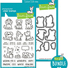 Lawn Fawn Cozy Dogs Stamp & Die DUO (LF4251)