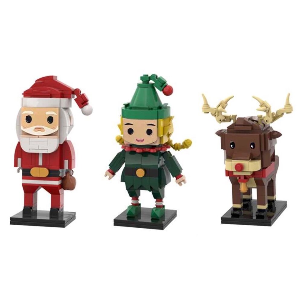 Sintbricks Bouw Je Eigen Kerstman, Kerstelf en Rudolph (26605) Sintbricks Bouw Je Eigen Kerstman, Kerstelf en Rudolph (26605)