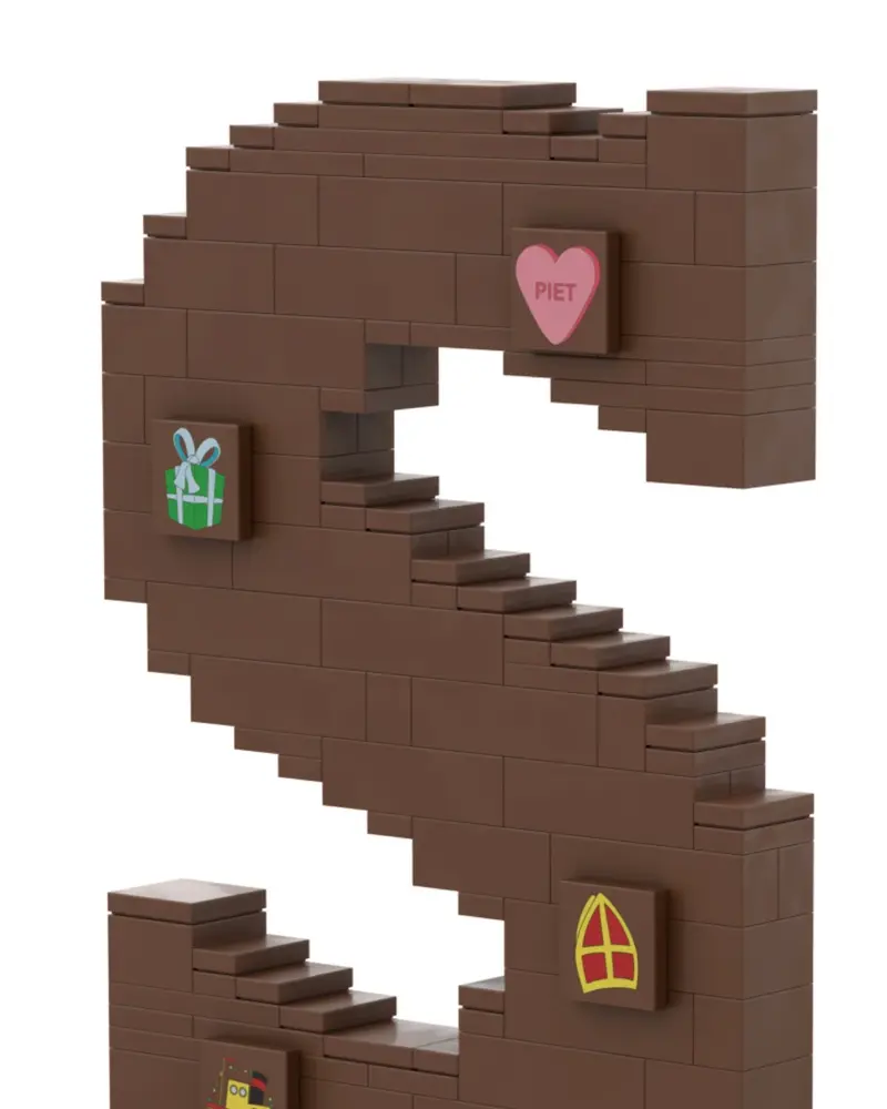 Sintbricks Bouw Je Eigen Chocoladeletter (25103) Sintbricks Bouw Je Eigen Chocoladeletter (25103)