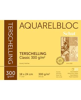 Schut Aquarelbloc Classic 18x24cm 300gr/m2 (SCH21045)