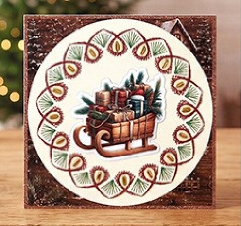 Berrie's Beauties Good Old Christmas 3D Push Out Variety (SB11163) Berrie's Beauties Good Old Christmas 3D Push Out Variety (SB11163)