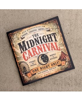 IndigoBlu The Midnight Carnival 8x8 Inch Paper Book (IND1585) IndigoBlu The Midnight Carnival 8x8 Inch Paper Book (IND1585)