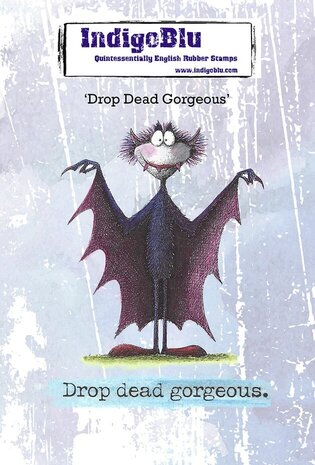 IndigoBlu Drop Dead Gorgeous A6 Rubber Stamp (IND1589) IndigoBlu Drop Dead Gorgeous A6 Rubber Stamp (IND1589)