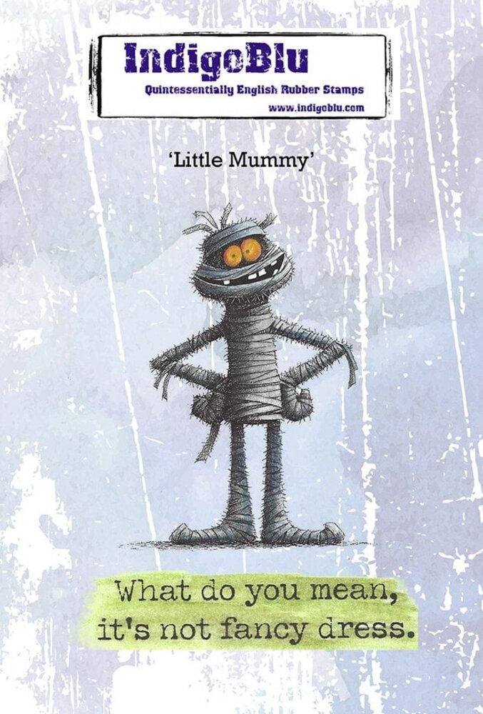 IndigoBlu Little Mummy A6 Rubber Stamp (IND1591) IndigoBlu Little Mummy A6 Rubber Stamp (IND1591)