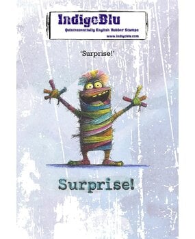 IndigoBlu Surprise A6 Rubber Stamp (IND1592) IndigoBlu Surprise A6 Rubber Stamp (IND1592)