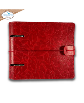 Elizabeth Craft Designs Comfy Cozy Memory Binder Square Page Festive Red Embossed (MB007) Elizabeth Craft Designs Comfy Cozy Memory Binder Square Page Festive Red Embossed (MB007)