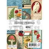 Elizabeth Craft Designs Everyday Ephemera 3 A5 Patterned Cardstock (PS05)