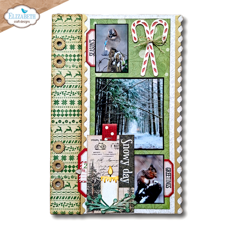 Elizabeth Craft Designs Comfy Cozy A5 Clear Stamps Seasonal Postage (CS466) Elizabeth Craft Designs Comfy Cozy A5 Clear Stamps Seasonal Postage (CS466)