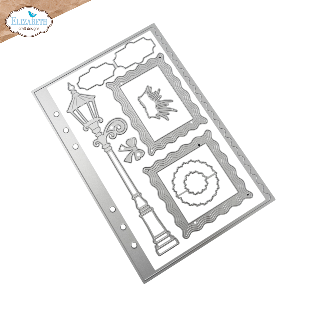 Elizabeth Craft Designs Comfy Cozy Dies Wavy Page & Lamppost (2390) Elizabeth Craft Designs Comfy Cozy Dies Wavy Page & Lamppost (2390)