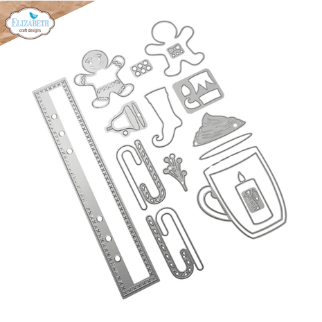 Elizabeth Craft Designs Comfy Cozy Dies Cozy Season & Reinforcement Strip (2391) Elizabeth Craft Designs Comfy Cozy Dies Cozy Season & Reinforcement Strip (2391)