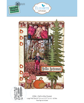 Elizabeth Craft Designs Comfy Cozy Dies Fall in the Forest (2394) Elizabeth Craft Designs Comfy Cozy Dies Fall in the Forest (2394)
