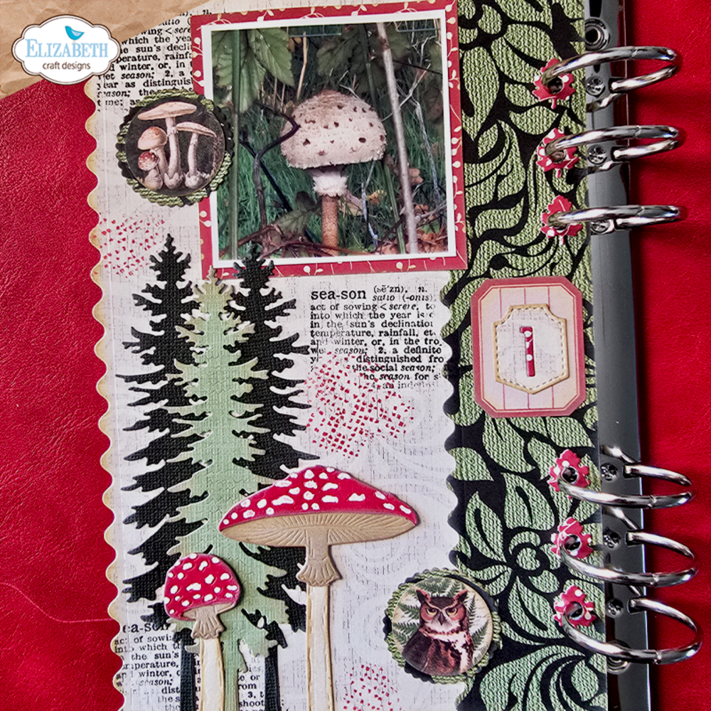 Elizabeth Craft Designs Comfy Cozy Dies Fall in the Forest (2394) Elizabeth Craft Designs Comfy Cozy Dies Fall in the Forest (2394)