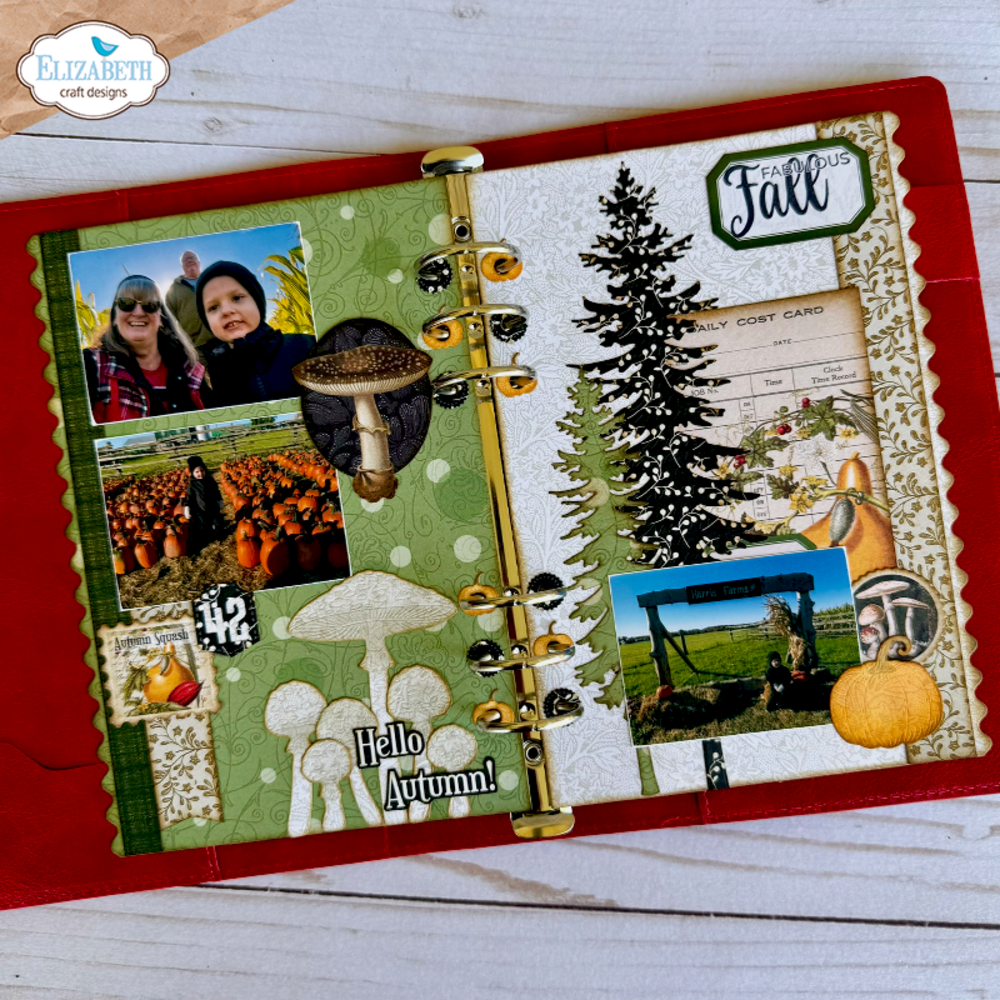 Elizabeth Craft Designs Comfy Cozy Dies Fall in the Forest (2394) Elizabeth Craft Designs Comfy Cozy Dies Fall in the Forest (2394)