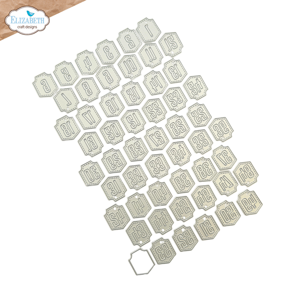 Elizabeth Craft Designs Comfy Cozy Dies Number Tags (2396) Elizabeth Craft Designs Comfy Cozy Dies Number Tags (2396)