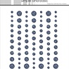 Simple and Basic Glitter Enamel Dots Navy (77pcs) (SBA109) Simple and Basic Glitter Enamel Dots Navy (77pcs) (SBA109)