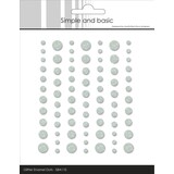 Simple and Basic Glitter Enamel Dots Eucalyptus (77pcs) (SBA110)