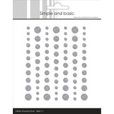 Simple and Basic Glitter Enamel Dots Concrete (77pcs) (SBA111)