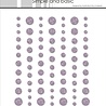 Simple and Basic Glitter Enamel Dots Heather (77pcs) (SBA112)