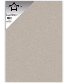 Paper Favourites Grey Chipboard A4 600g (5pcs) (PFSS921) Paper Favourites Grey Chipboard A4 600g (5pcs) (PFSS921)