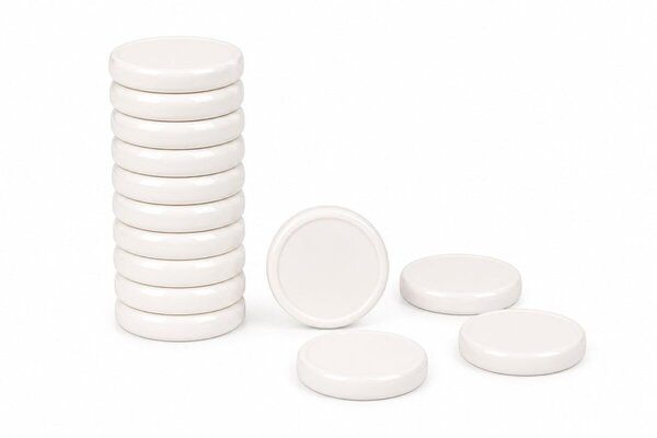 HobbyGros Disc Binding Rings White 24mm (HGT054)