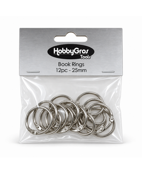 HobbyGros Book Rings 25mm (HGT056)