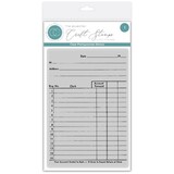 Craft Consortium PRE-ORDER Old Ledger A6 Clear Stamp Old Ledger (CCESTMP020)