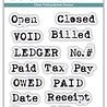Craft Consortium PRE-ORDER Old Ledger A6 Clear Stamp Accountant (CCESTMP022) Craft Consortium PRE-ORDER Old Ledger A6 Clear Stamp Accountant (CCESTMP022)