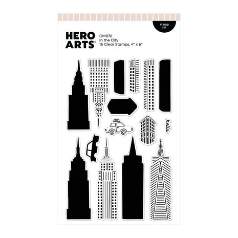 Hero Arts PRE-ORDER Parade Day Stamp Set In the City (CM870) Hero Arts PRE-ORDER Parade Day Stamp Set In the City (CM870)