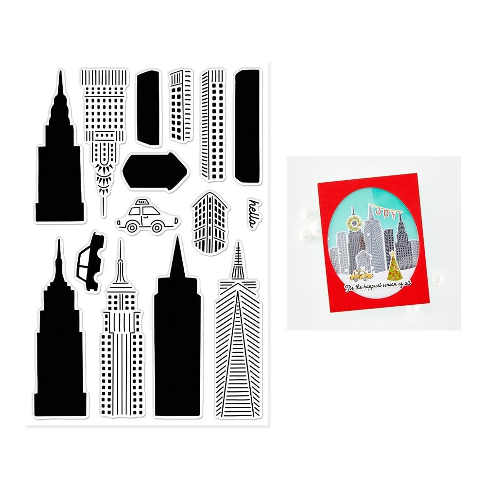Hero Arts PRE-ORDER Parade Day Stamp Set In the City (CM870) Hero Arts PRE-ORDER Parade Day Stamp Set In the City (CM870)