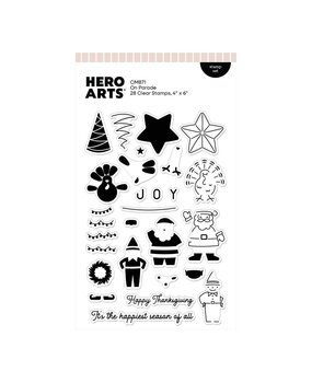 Hero Arts PRE-ORDER Parade Day Stamp Set On Parade (CM871)