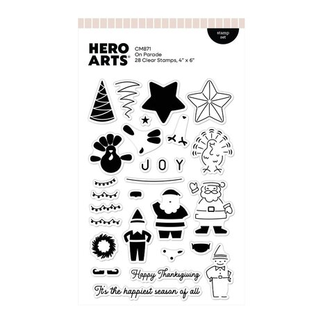 Hero Arts PRE-ORDER Parade Day Stamp Set On Parade (CM871) Hero Arts PRE-ORDER Parade Day Stamp Set On Parade (CM871)