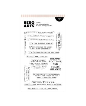 Hero Arts PRE-ORDER Parade Day Stamp Set The Holiday Season (CM875)