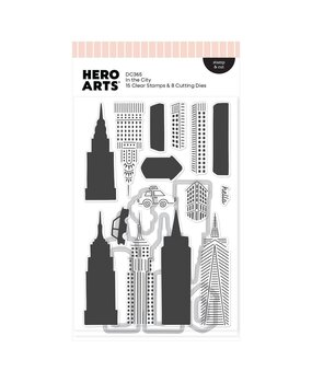 Hero Arts PRE-ORDER Parade Day Stamps & Dies In the City (DC365)