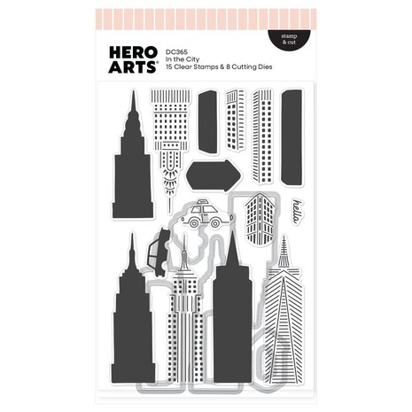 Hero Arts PRE-ORDER Parade Day Stamps & Dies In the City (DC365) Hero Arts PRE-ORDER Parade Day Stamps & Dies In the City (DC365)