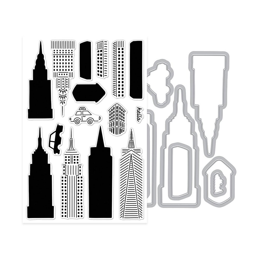 Hero Arts PRE-ORDER Parade Day Stamps & Dies In the City (DC365) Hero Arts PRE-ORDER Parade Day Stamps & Dies In the City (DC365)